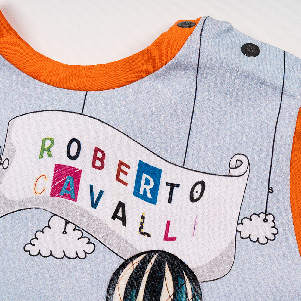 Футболка GJT684 JV025  ROBERTO CAVALLI JUNIOR  - фото 3