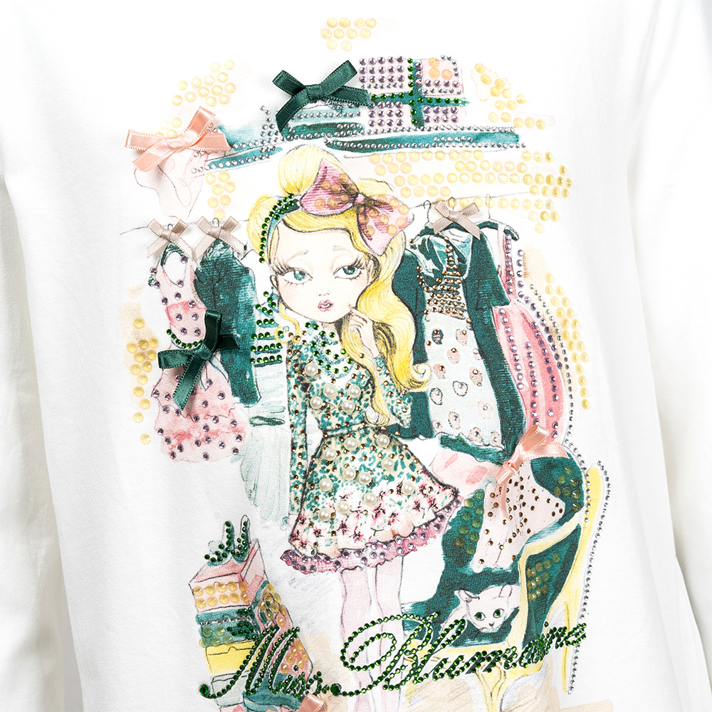 Лонгслив TS17 V1 AW14  MISS BLUMARINE  - фото 3