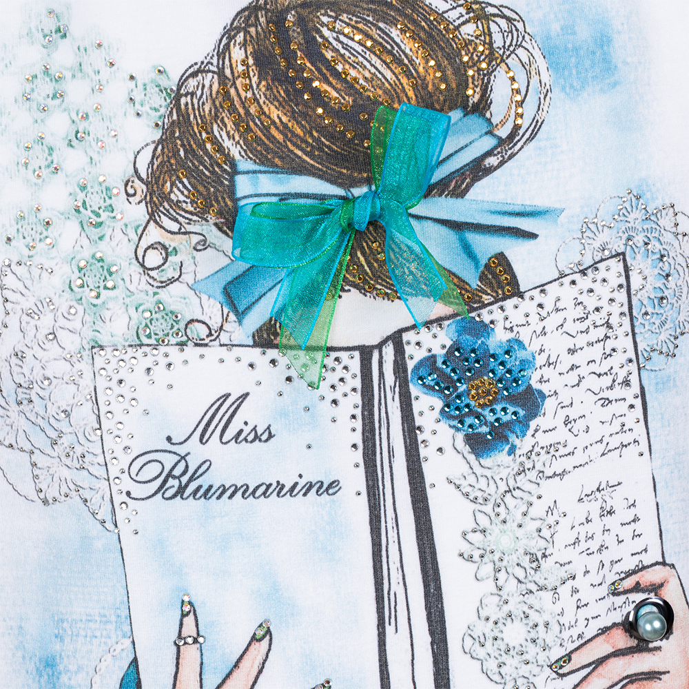 Футболка TS65 S1 SS14  MISS BLUMARINE  - фото 3