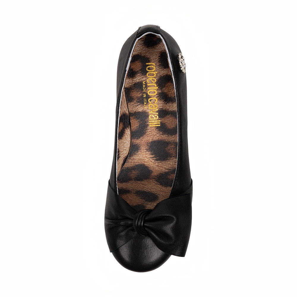 53450 RC GLOVE NERO Балетки  ROBERTO CAVALLI JUNIOR  - фото 4