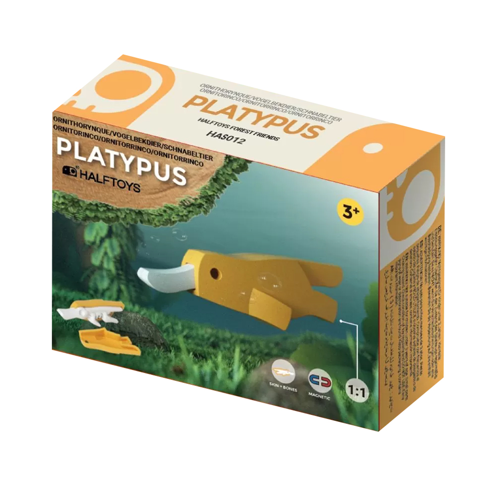 Фигурка магнитная "Утконос" HALFTOYS ANIMAL HAS012 HALFTOYS  HAS012 - фото 1