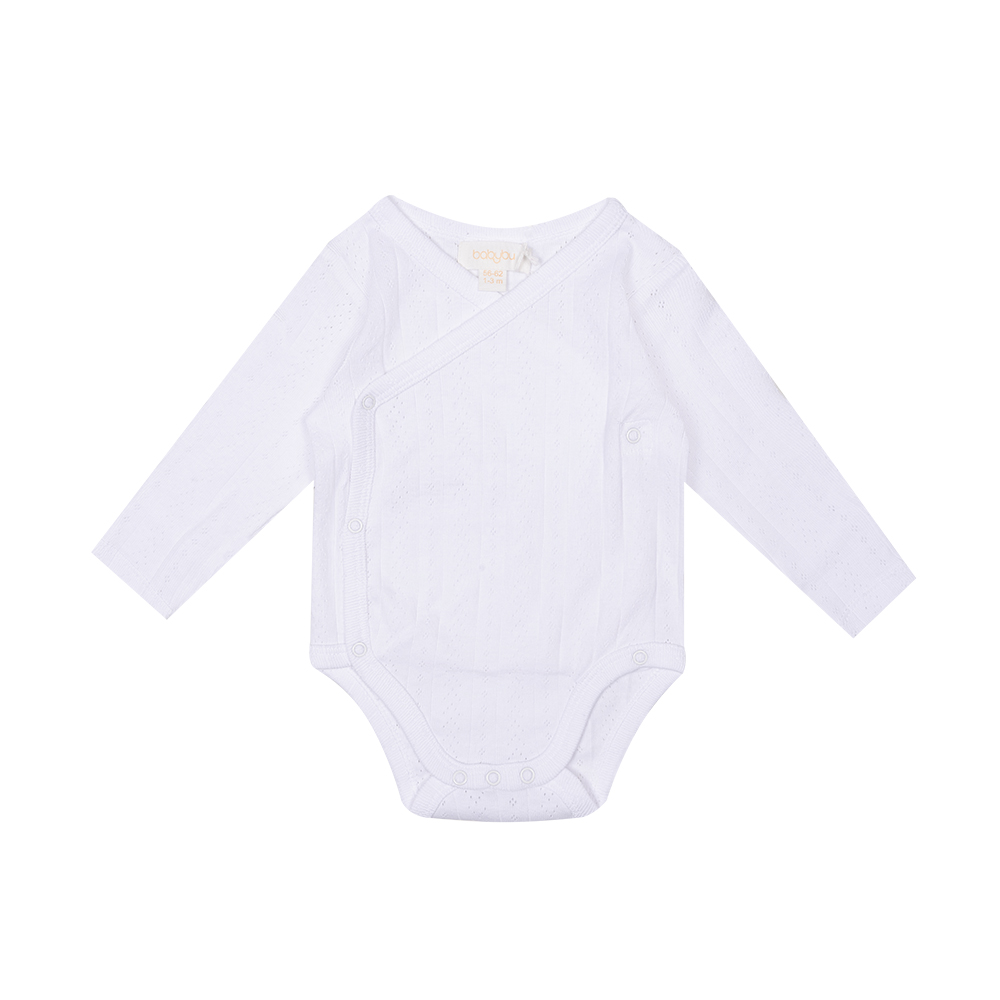 Боди White BI-PE1082ES/White BABYBU  - фото 1