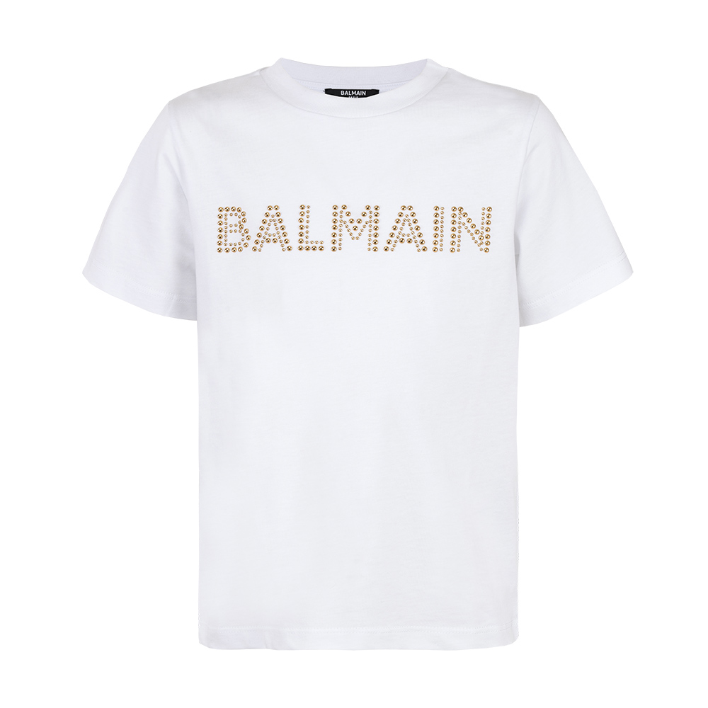 Футболка BT8Q51 J0177 100OR BALMAIN  - фото 1