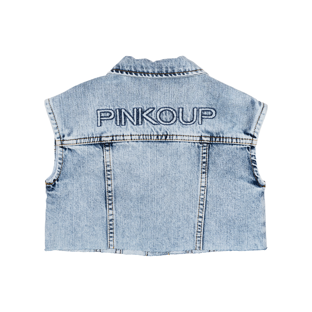 Жилет джинсовый 030258-200 PINKO UP  - фото 4