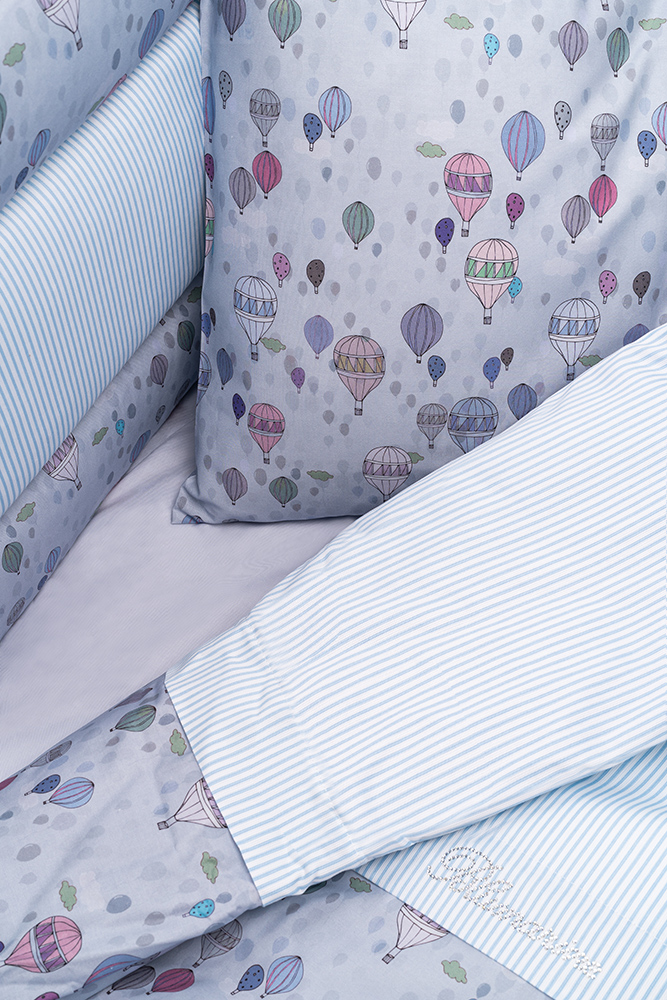 Комплект постельного белья 49064.03 MONGOLFIER BLUMARINE BABY  - фото 3