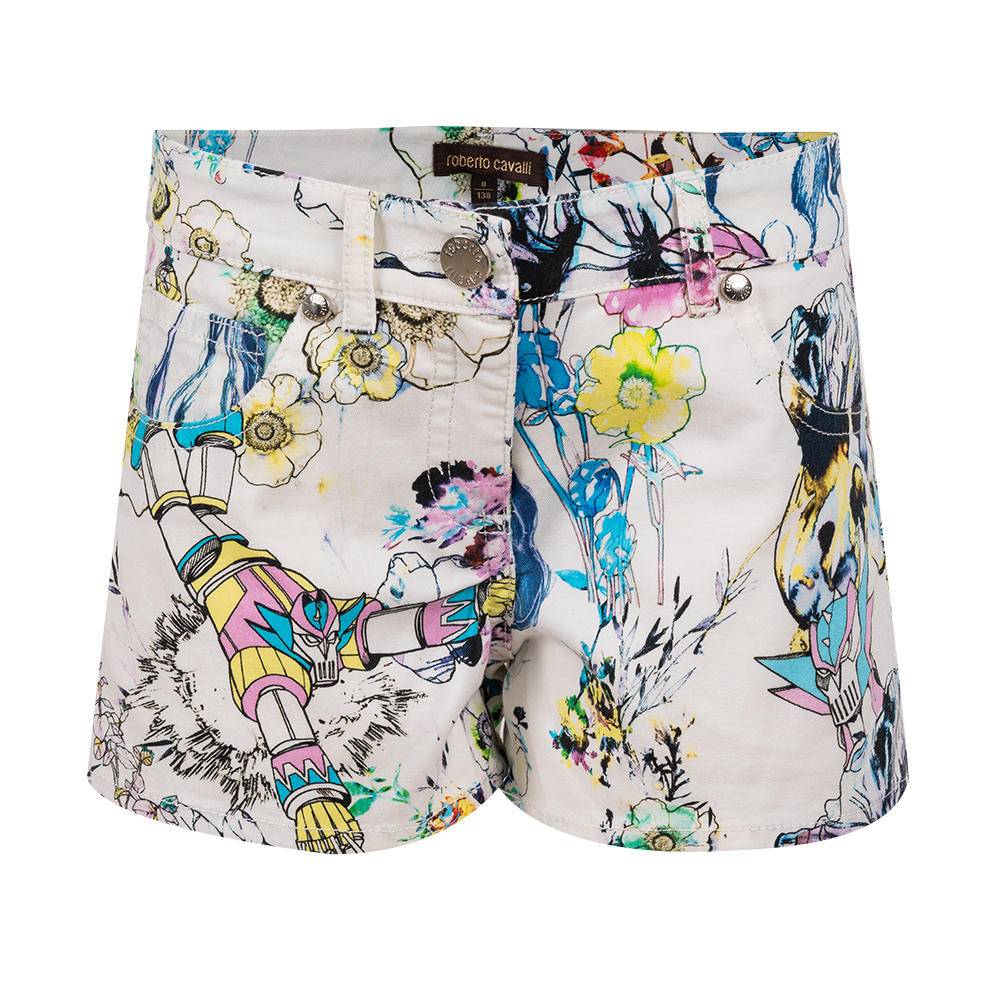 Шорты 7G6209 GA750 999  ROBERTO CAVALLI JUNIOR  - фото 1