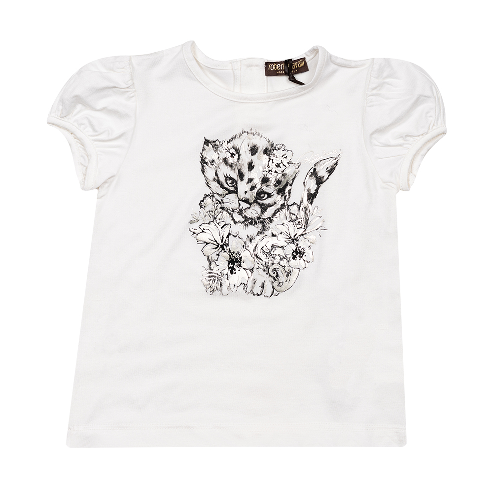 Футболка GJT652 JE002  ROBERTO CAVALLI JUNIOR  - фото 1