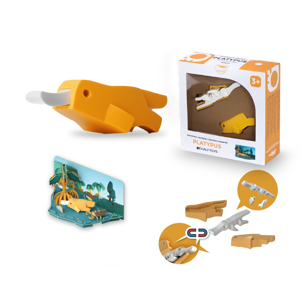 Фигурка магнитная "Утконос" HALFTOYS ANIMAL HAS012 HALFTOYS  HAS012 - фото 2