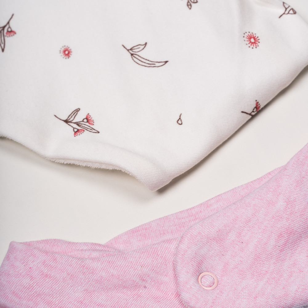 Слюнявчики 2 шт Vanilla Blossom BI-PP1110ES/VB  BABYBU  - фото 3
