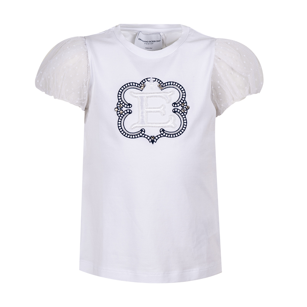 Футболка FTS003 JE95 ERMANNO SCERVINO JUNIOR  - фото 1