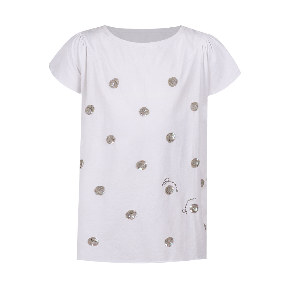 Футболка L542LOB ERMANNO SCERVINO JUNIOR  - фото 1