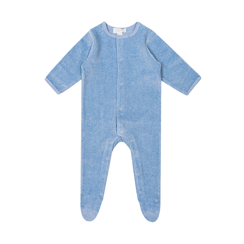 Комбинезон Велюровый Blue PE1041ES/B BABYBU  - фото 1