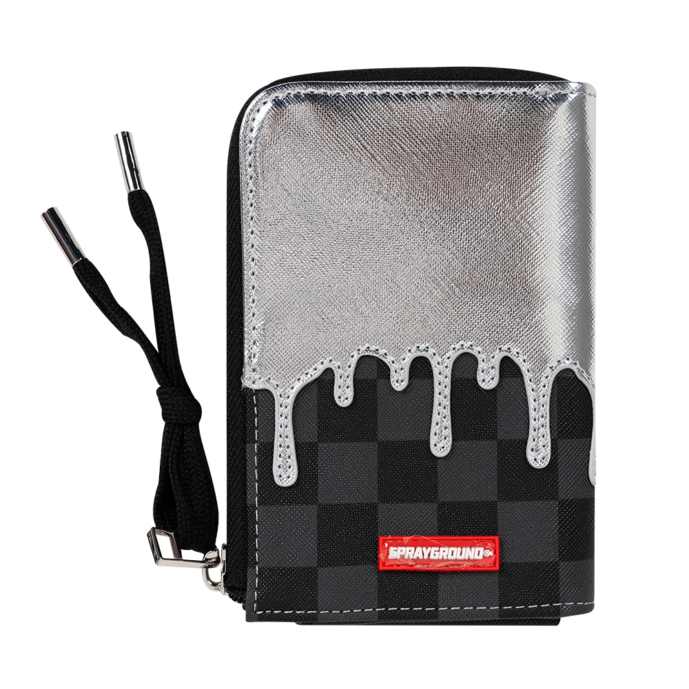 Кошелек SILVER SIDE DRIP BLACK CHECK 910W8931NSZ SPRAYGROUND  - фото 2
