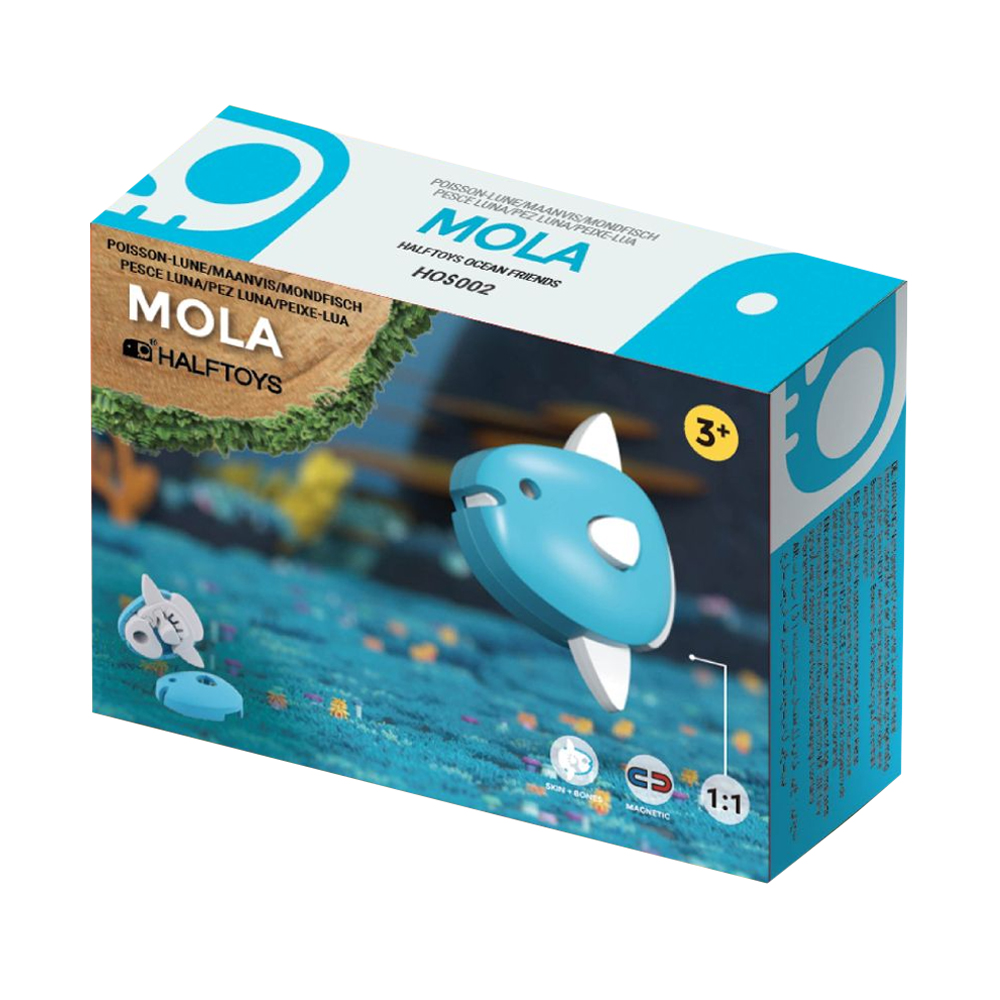 Фигурка магнитная "Луна-рыба" HALFTOYS OCEAN HOS002 HALFTOYS  HOS002 - фото 1