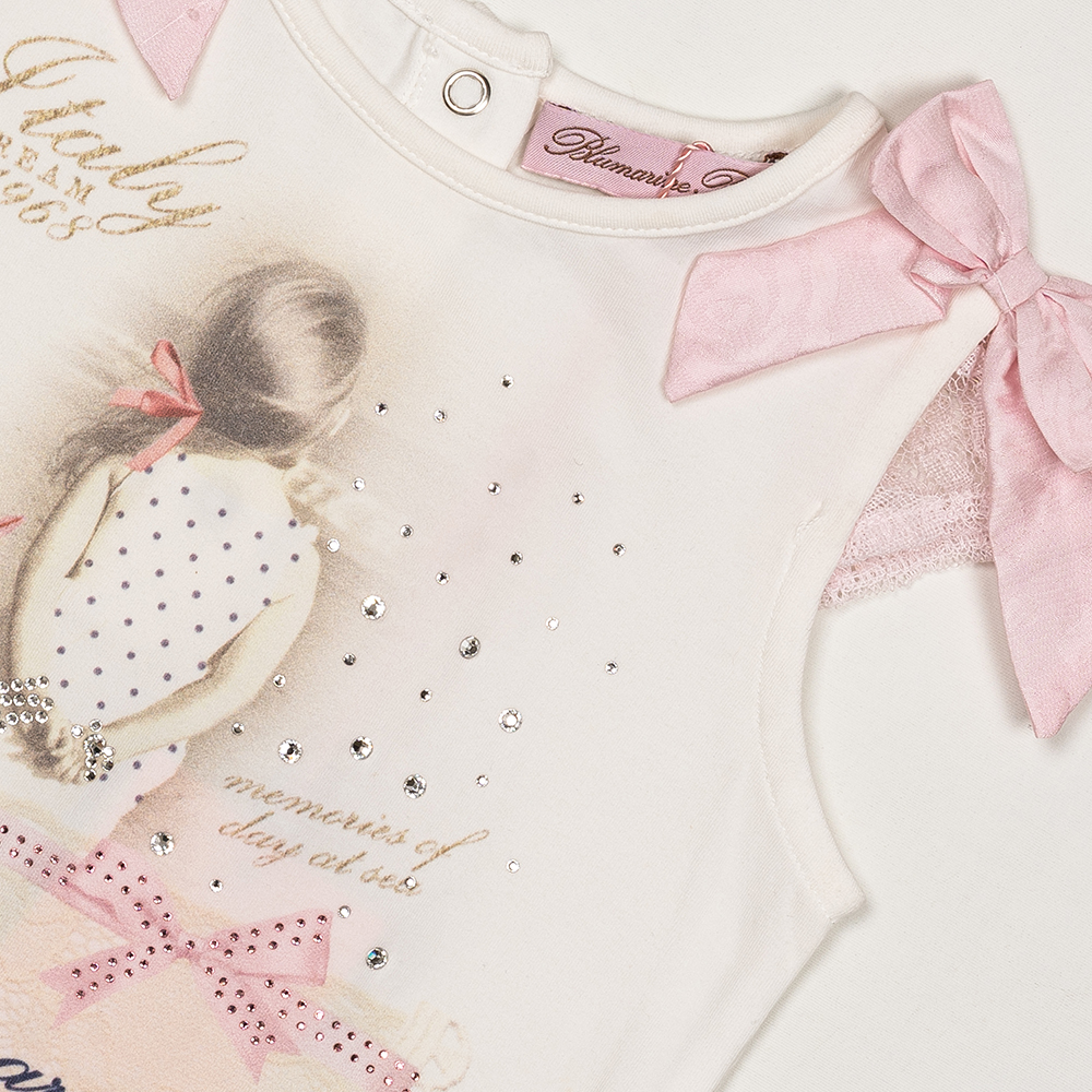 Майка 4DM006-E095S  BLUMARINE BABY  - фото 3